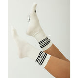 White Sports Sock
