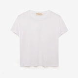 Weißes Blumen-T-Shirt