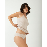 Pack Piel Sana - Camiseta Interior Arena y Braguita Coquette Arena