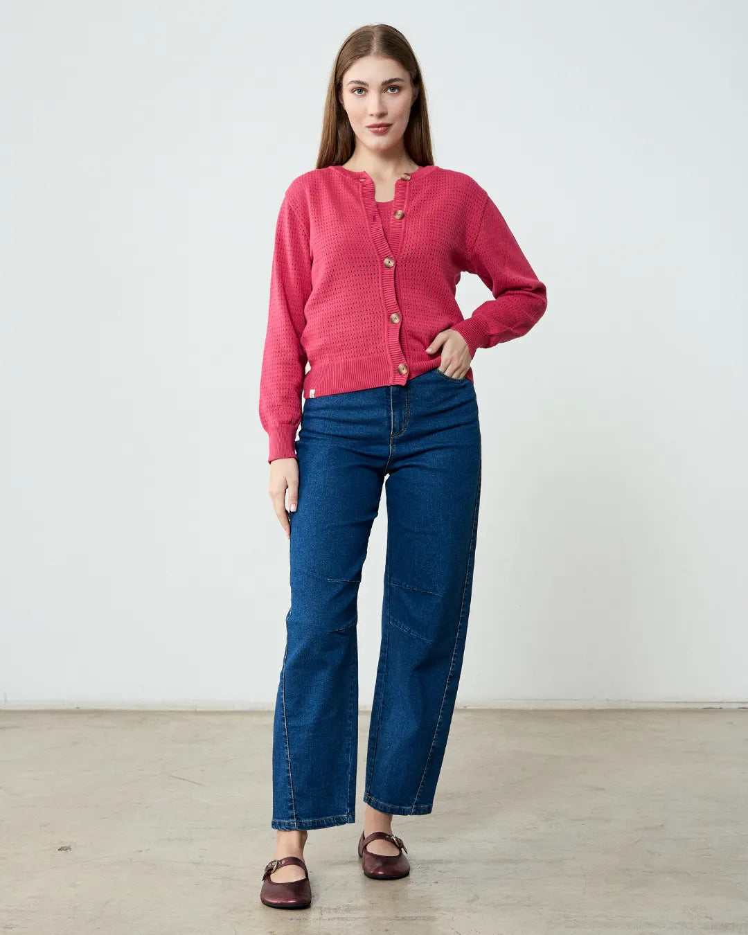 Cárdigan Dària Magenta en Clotsy Brand