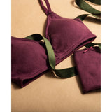 Pack Piel Sana - Bralette y Braguita Coquette Purpura