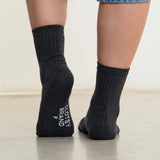 Grey Ribbed Sock