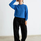 Electric blue Irene sweater
