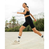 Conjunto Move Negro • Biker • Top cruzado