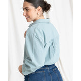 Camisa Vichy Aguamarina