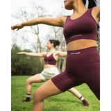 Conjunto Move Burdeos • Biker • Top deportivo