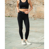 Conjunto Move Negro • Leggings • Top deportivo