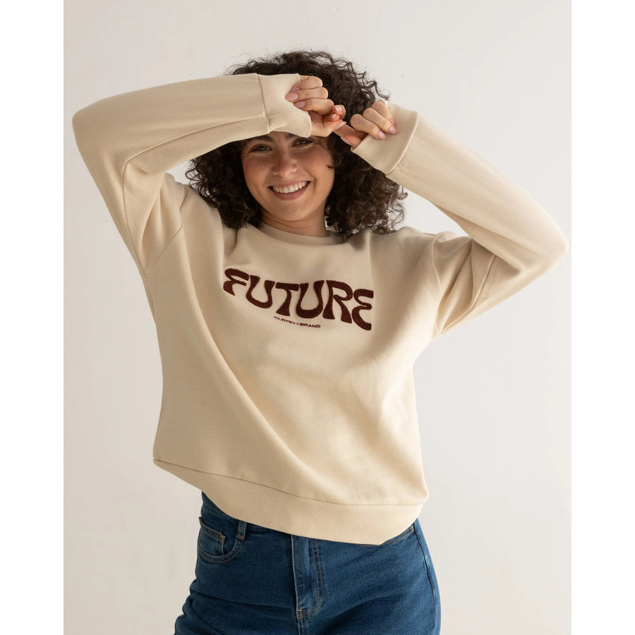 Future Beige Sweatshirt