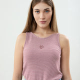 Tank Top Rayas Malvas
