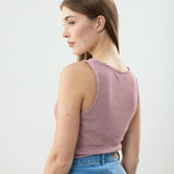 Tank Top Rayas Malvas