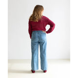 Jeans mit Air-Lace-Effekt