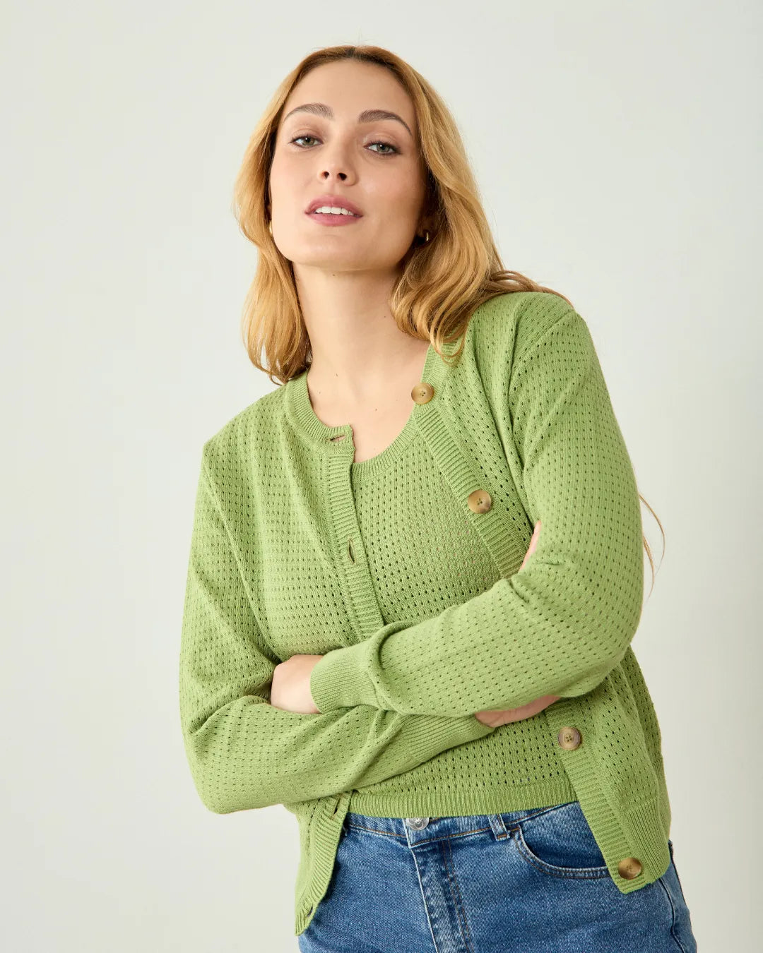 Cárdigan Dària Verde en Clotsy Brand