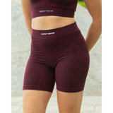 Conjunto Move Burdeos • Biker • Top cruzado