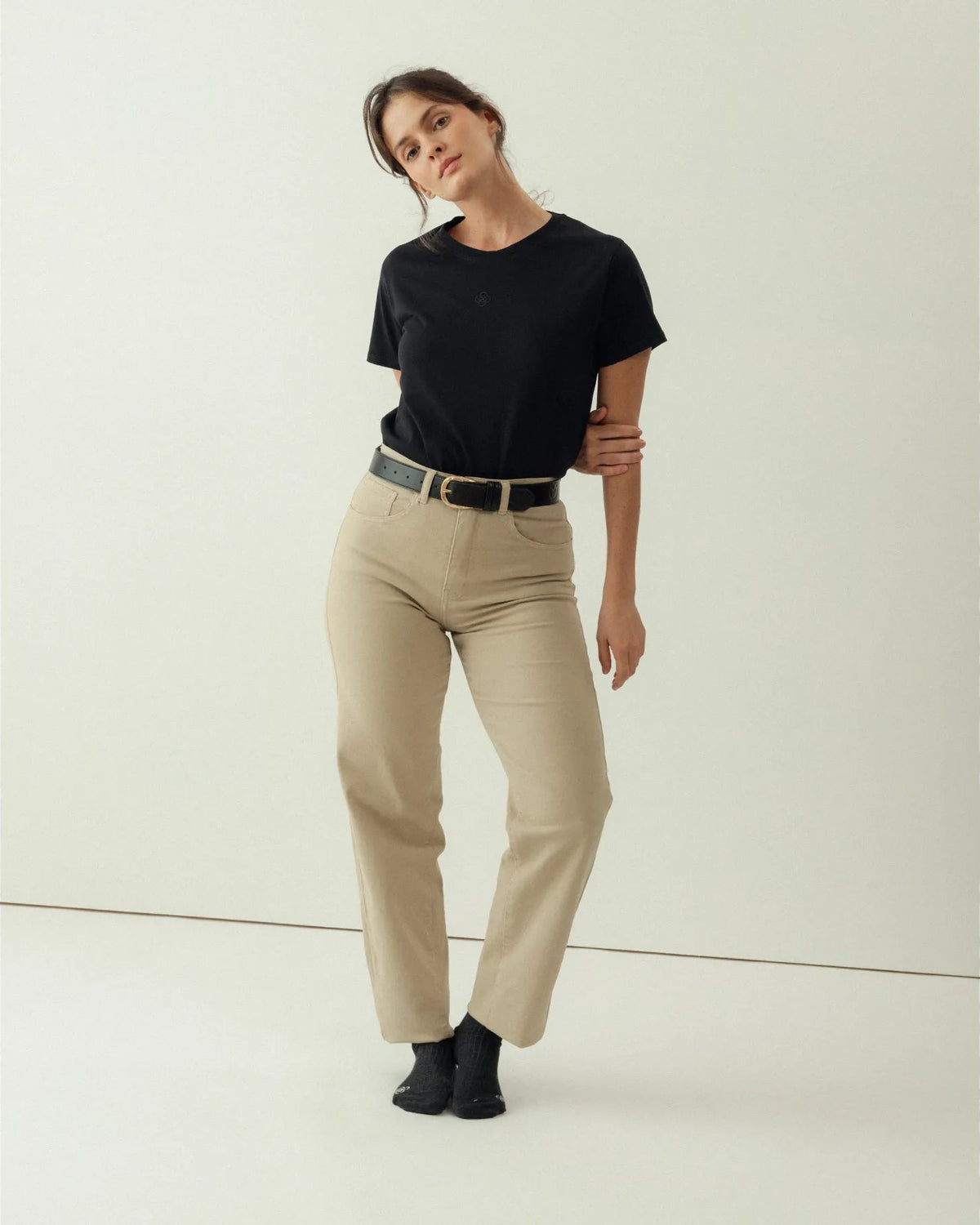 Jeans Nuria Beige en Clotsy Brand