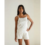 Pijama Corto Flores