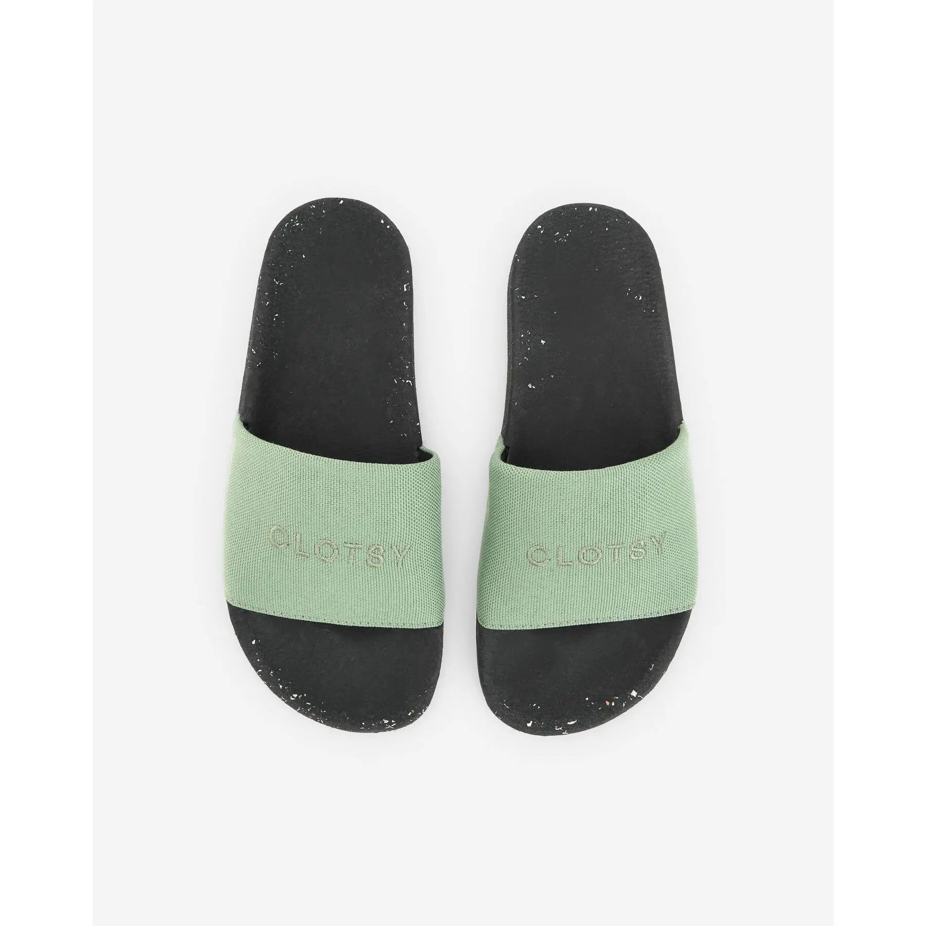 Green Recycled Flip Flops