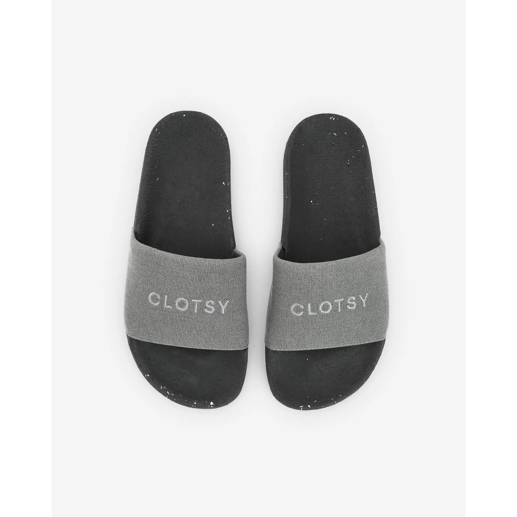Gray Recycled Flip Flops
