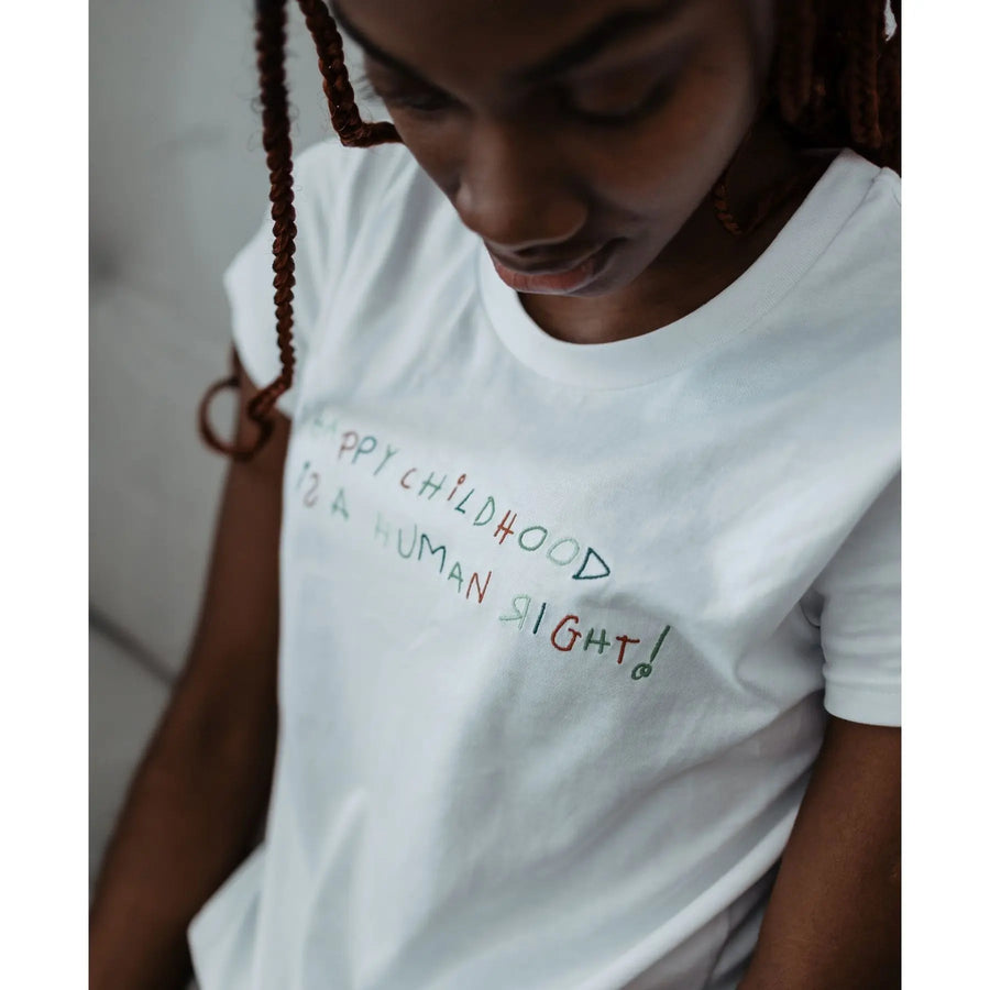 Glückliches Kindheits-T-Shirt • weiblich