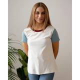 T-shirt basic grenat • femme