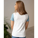 T-shirt basic grenat • femme